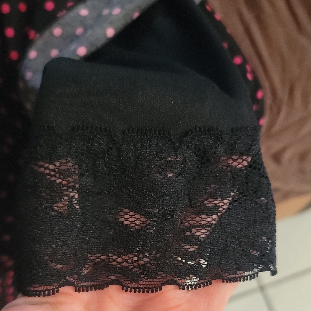 Rampage Black Mini Sundress Spaghetti Strap Sweetheart - Picture 10 of 11